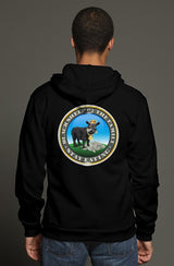 Gaimland Apparel Black Sheep Men's Collection- Black Zip Hoodie- (A)